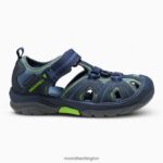 Hydro Sandal (MY53375) Merrell Kids 8VV6P1413 Shoes Navy / Green - Image 2