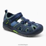 Hydro Sandal (MY53375) Merrell Kids 8VV6P1413 Shoes Navy / Green - Image 3