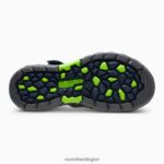 Hydro Sandal (MY53375) Merrell Kids 8VV6P1413 Shoes Navy / Green - Image 4