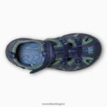 Hydro Sandal (MY53375) Merrell Kids 8VV6P1413 Shoes Navy / Green - Image 5
