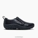 Jungle Moc Leather 2 Wide Width (J17199W) Merrell Men 8VV6P476 Shoes Midnight - Image 2