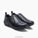 Jungle Moc Leather 2 Wide Width (J17199W) Merrell Men 8VV6P476 Shoes Midnight - Image 3