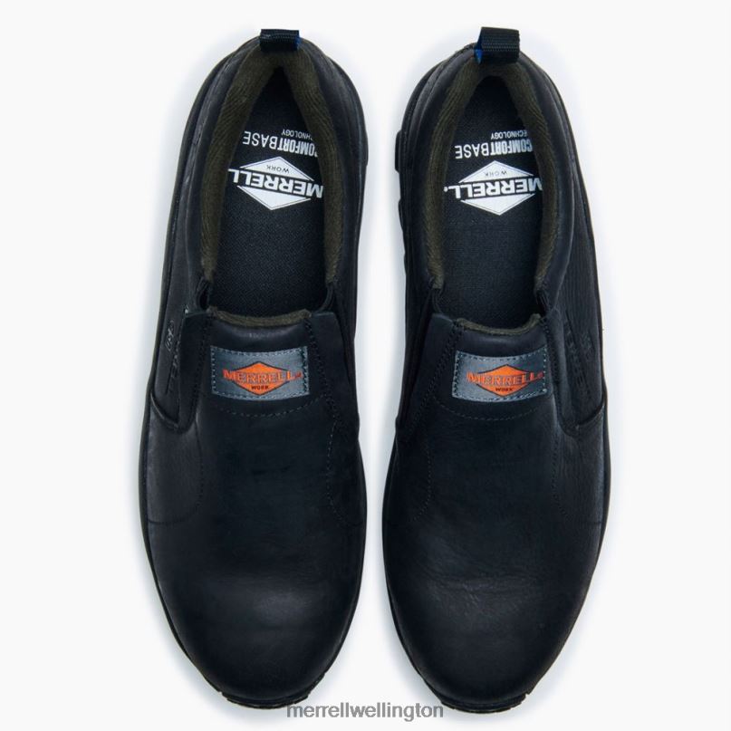 Jungle Moc Leather Comp Toe SD+ Work Shoe Wide Width (J099379W) Merrell Men 8VV6P453 Shoes Black - Image 6