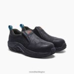Jungle Moc Leather Comp Toe Work Shoe (J099302) Merrell Women 8VV6P1062 Shoes Black - Image 5