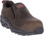 Jungle Moc Leather Comp Toe Work Shoe Wide Width (J099319W) Merrell Men 8VV6P487 Shoes Espresso - Image 4