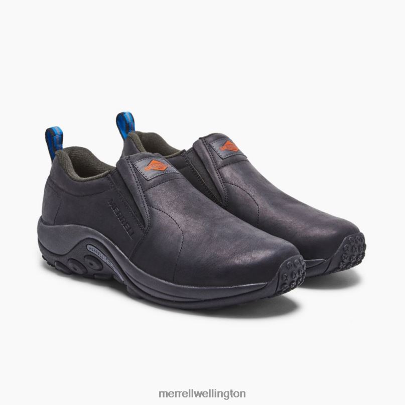 Jungle Moc Leather SR Work Shoe (J099321) Merrell Men 8VV6P339 Shoes Black - Image 5