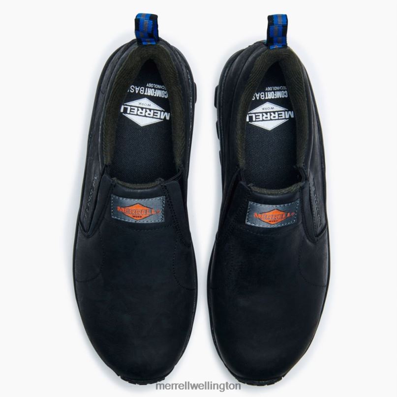 Jungle Moc Leather SR Work Shoe (J099321) Merrell Men 8VV6P339 Shoes Black - Image 6