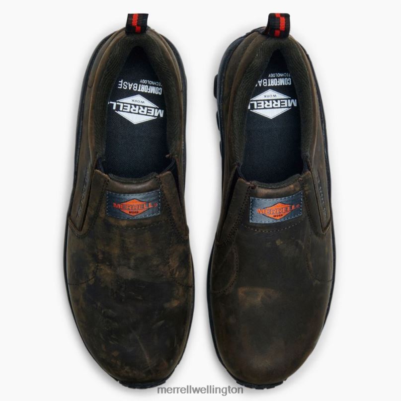 Jungle Moc Leather SR Work Shoe (J099323) Merrell Men 8VV6P340 Shoes Espresso - Image 4