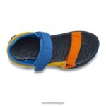 Kahuna Web Sandal (MK264947K) Merrell Kids 8VV6P1399 Shoes Blue Multi - Image 5