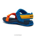 Kahuna Web Sandal (MK264947K) Merrell Kids 8VV6P1399 Shoes Blue Multi - Image 6