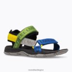 Kahuna Web Sandal (MK265672K) Merrell Kids 8VV6P1398 Shoes Black/Multi - Image 3