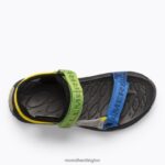Kahuna Web Sandal (MK265672K) Merrell Kids 8VV6P1398 Shoes Black/Multi - Image 7