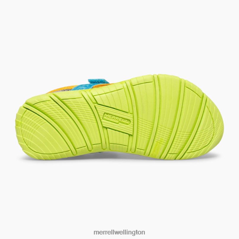 Kahuna Web Sandal (MK265674K) Merrell Kids 8VV6P1400 Shoes Grey Logo/Multi - Image 5