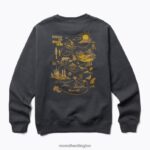 Life's An Adventure Crew Neck Fleece (JMF26623-425) Merrell Men 8VV6P697 Clothes India Ink - Image 3