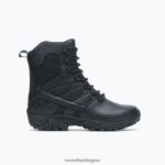 Moab 2 8'' Tactical Response Waterproof Boot Wide Width (J45335W) Merrell Men 8VV6P731 Shoes Black - Image 2