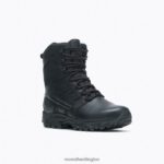 Moab 2 8'' Tactical Response Waterproof Boot Wide Width (J45335W) Merrell Men 8VV6P731 Shoes Black - Image 5