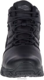 Moab 2 Mid Tactical Response Waterproof Boot Wide Width (J45337W) Merrell Men 8VV6P700 Shoes Black - Image 5