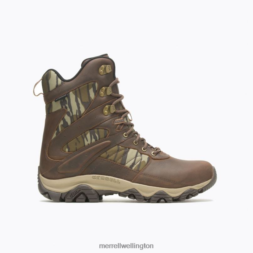 Moab 2 Timber 8'' Waterproof (J004647) Merrell Men 8VV6P636 Shoes Toffee/Oak - Image 1