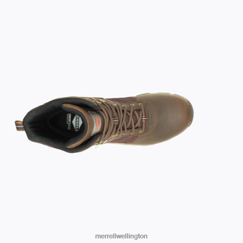 Moab 2 Timber 8'' Waterproof (J004649) Merrell Men 8VV6P637 Shoes Toffee - Image 4
