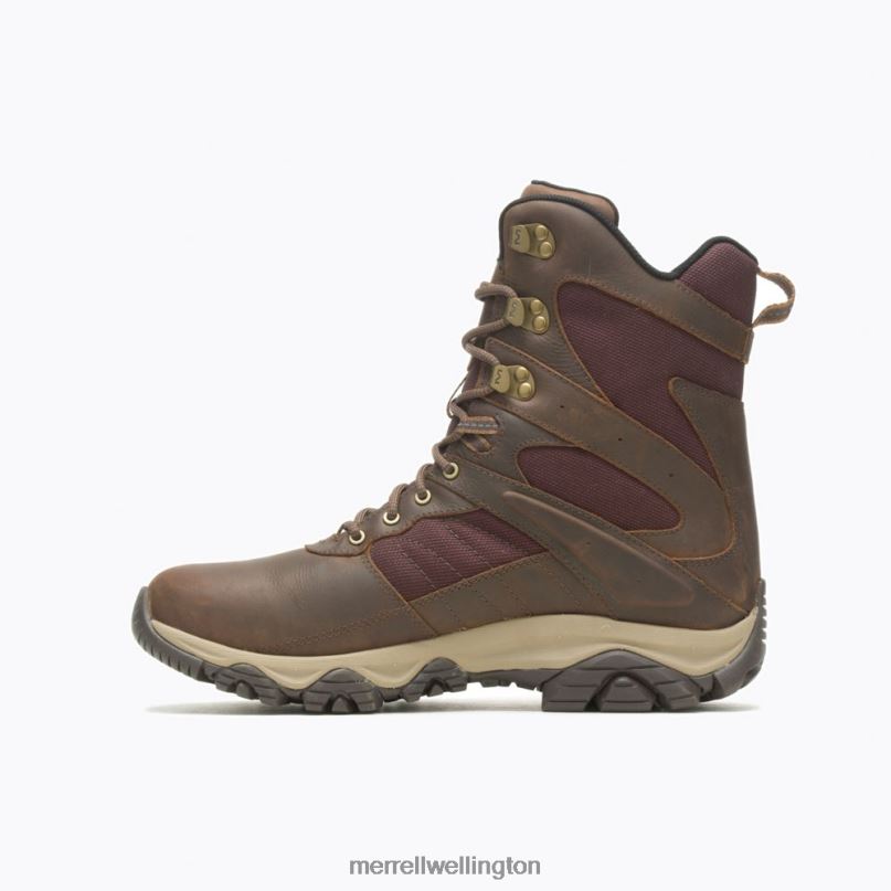 Moab 2 Timber 8'' Waterproof (J004649) Merrell Men 8VV6P637 Shoes Toffee - Image 6
