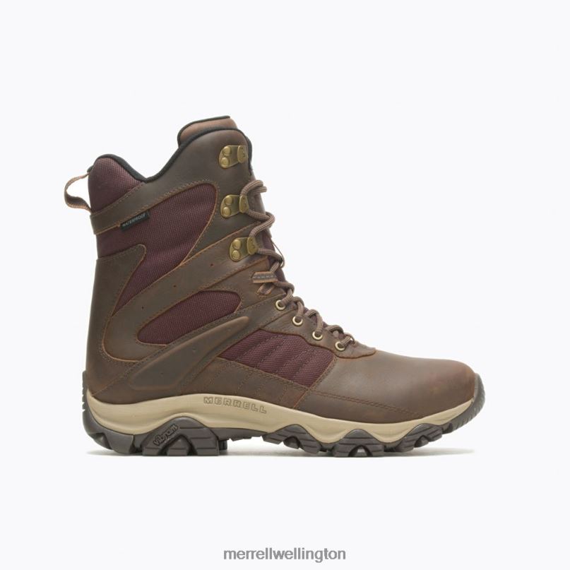 Moab 2 Timber 8'' Waterproof (J004649) Merrell Men 8VV6P637 Shoes Toffee - Image 1