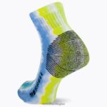 Moab 360 Print Painted Stripes Quarter Sock (JSS27004-401) Merrell Unisex 8VV6P275 Accessories Blue Multi - Image 3