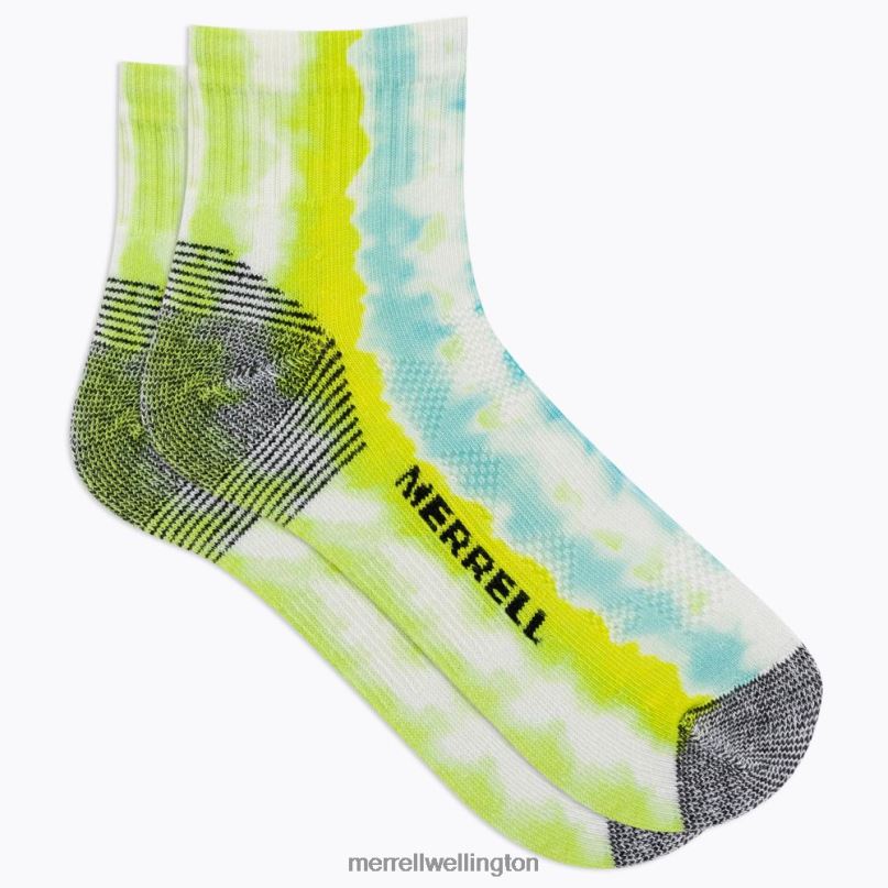Moab 360 Print Painted Stripes Quarter Sock (JSS27004-401) Merrell Unisex 8VV6P275 Accessories Blue Multi - Image 4