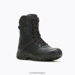 Moab 3 8'' Tactical Response Zip Waterproof Boot Wide Width (J003913W) Merrell Men 8VV6P769 Shoes Black - Image 3