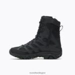 Moab 3 8'' Tactical Zip Waterproof Boot (J003907) Merrell Men 8VV6P630 Shoes Black - Image 4