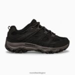Moab 3 Low Lace Shoe (MK265707) Merrell Kids 8VV6P1428 Shoes Black