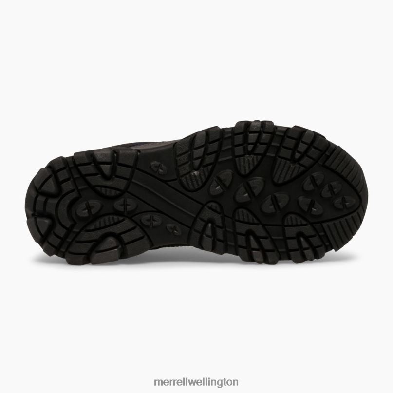 Moab 3 Low Lace Shoe (MK265707) Merrell Kids 8VV6P1428 Shoes Black - Image 5