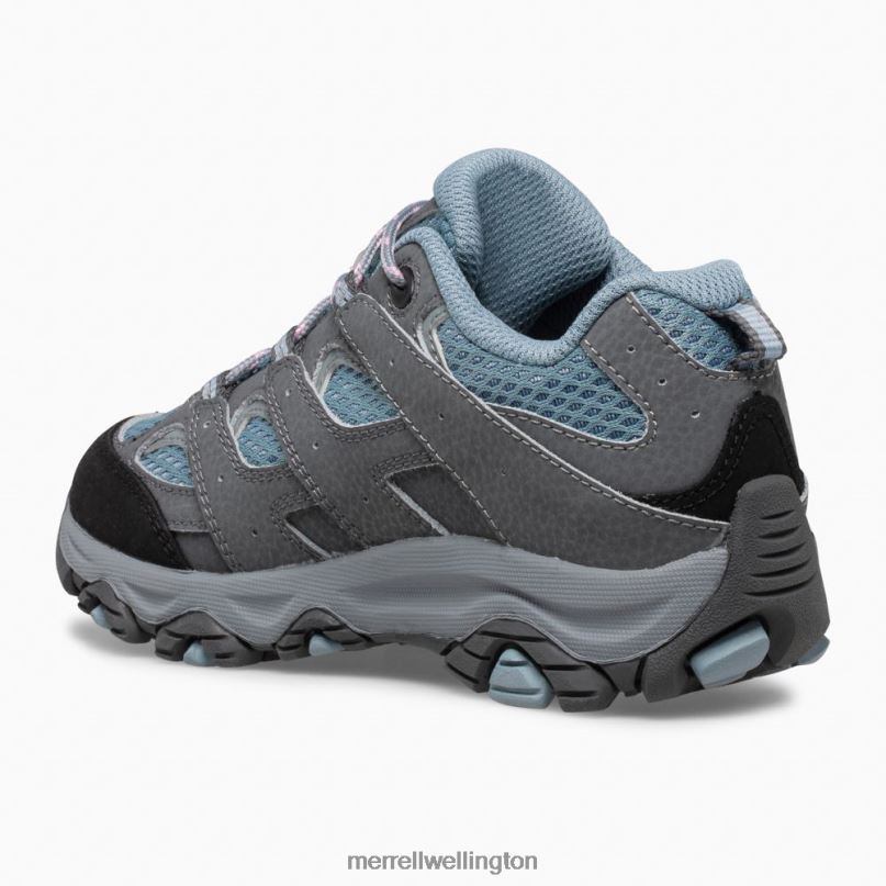 Moab 3 Low Lace Waterproof Sneaker (MK165706) Merrell Kids 8VV6P1477 Shoes Altitude - Image 4