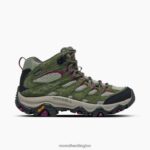 Moab 3 Mid GORE-TEX (J035818) Merrell Women 8VV6P899 Shoes Lichen/Mulberry