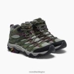 Moab 3 Mid GORE-TEX (J035818) Merrell Women 8VV6P899 Shoes Lichen/Mulberry - Image 5