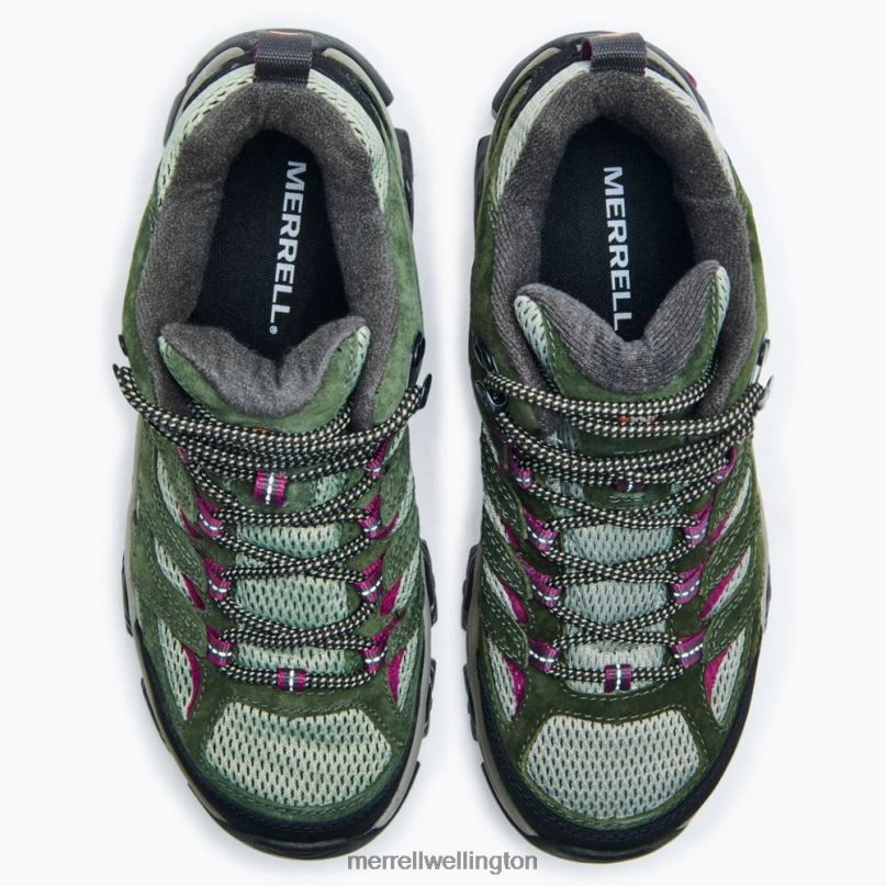 Moab 3 Mid GORE-TEX (J035818) Merrell Women 8VV6P899 Shoes Lichen/Mulberry - Image 6