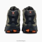 Moab 3 Mid (J035867) Merrell Men 8VV6P134 Shoes Olive - Image 4