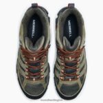 Moab 3 Mid (J035867) Merrell Men 8VV6P134 Shoes Olive - Image 6