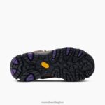 Moab 3 Mid (J035870) Merrell Women 8VV6P1036 Shoes Bracken/Purple - Image 3
