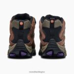 Moab 3 Mid (J035870) Merrell Women 8VV6P1036 Shoes Bracken/Purple - Image 4