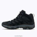 Moab 3 Mid (J036561) Merrell Men 8VV6P133 Shoes Black Night - Image 6
