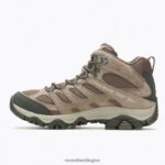 Moab 3 Mid Waterproof (J035837) Merrell Men 8VV6P126 Shoes Boulder - Image 6