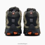 Moab 3 Mid Waterproof (J035841) Merrell Men 8VV6P127 Shoes Olive - Image 4