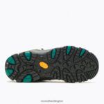 Moab 3 Mid Waterproof (J035850) Merrell Women 8VV6P1035 Shoes Granite/Marine - Image 3