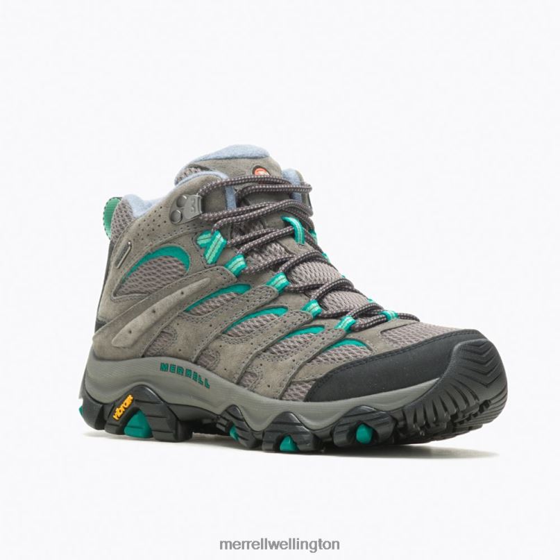 Moab 3 Mid Waterproof (J035850) Merrell Women 8VV6P1035 Shoes Granite/Marine - Image 5