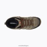 Moab 3 Mid Waterproof (J036549) Merrell Men 8VV6P128 Shoes Olive/Gum - Image 4