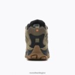 Moab 3 Mid Waterproof (J036549) Merrell Men 8VV6P128 Shoes Olive/Gum - Image 7