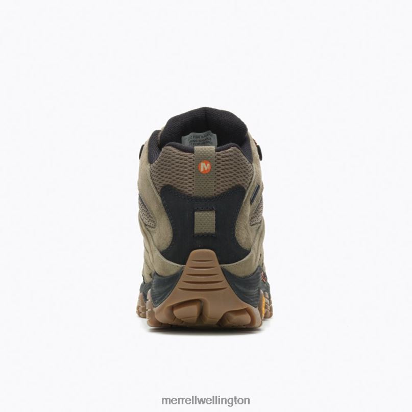 Moab 3 Mid Waterproof (J036549) Merrell Men 8VV6P128 Shoes Olive/Gum - Image 7