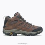 Moab 3 Mid Waterproof (J036757) Merrell Men 8VV6P130 Shoes Bracken - Image 2