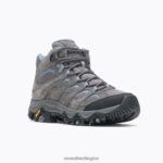 Moab 3 Mid Waterproof (J500162) Merrell Women 8VV6P1034 Shoes Granite - Image 5