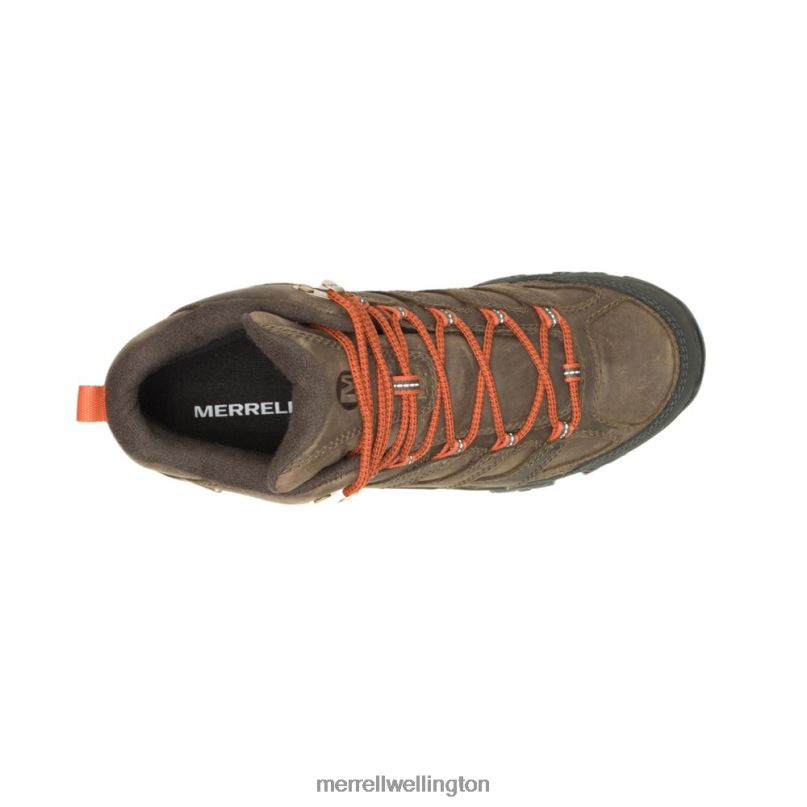Moab 3 Prime Mid Waterproof Wide Width (J035763W) Merrell Men 8VV6P386 Shoes Canteen - Image 4